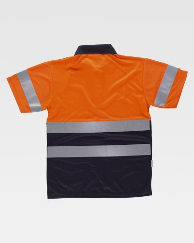 Polo bicolore alta visibilità