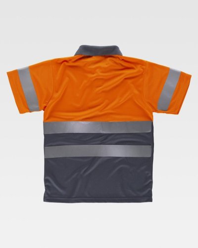 Polo bicolore alta visibilità