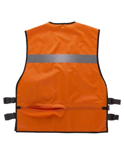 Gilet alta visibilità con con regolazioni laterali
