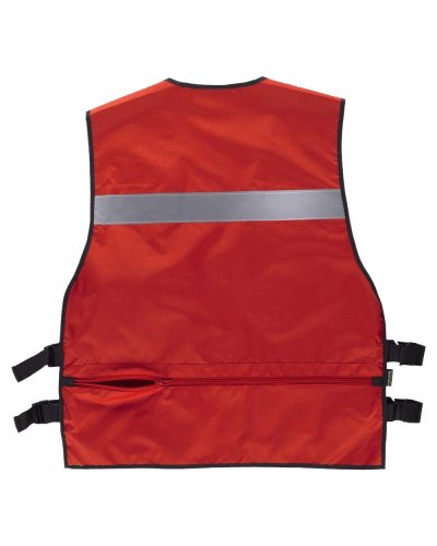 Gilet alta visibilità con con regolazioni laterali
