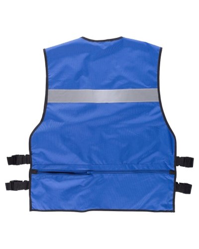 Gilet alta visibilità con con regolazioni laterali