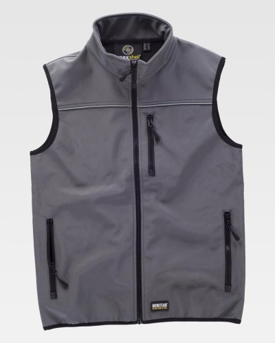Gilet workshell con bordo riflettente CONVOY