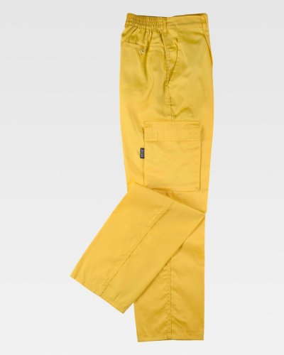 Pantalone da lavoro multitasche YELLOW