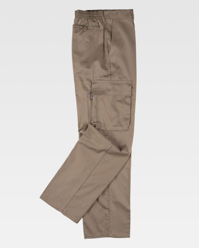 Pantalone da lavoro multitasche BEIGE