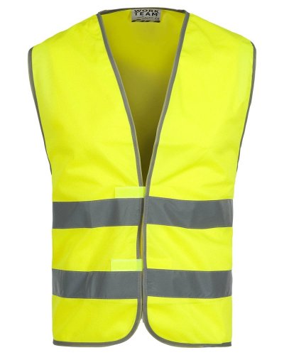 Gilet con chiusura regolabile alta visibilità Classe 1/2