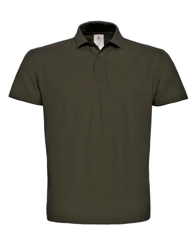 Polo uomo pique Brown