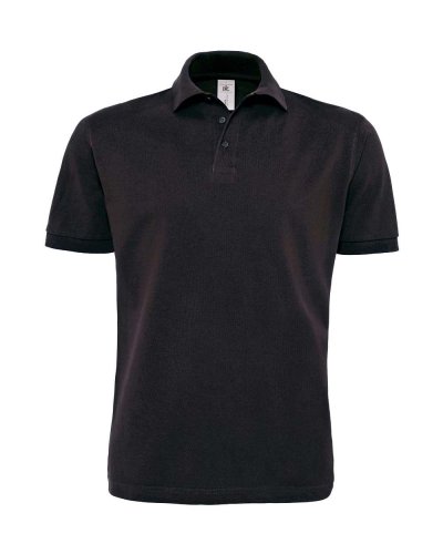 Polo uomo pique Heavymill Black