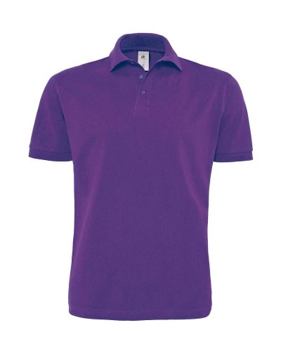 Polo uomo pique Heavymill Purple