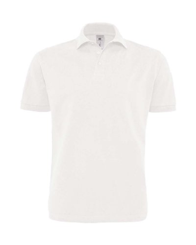 Polo uomo pique Heavymill White