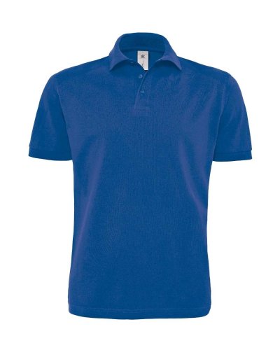 Polo uomo pique Heavymill Royal Blue