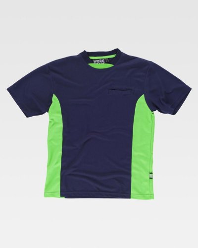 T-shirt  da lavoro bicolore