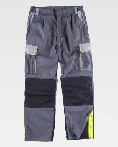 Pantalone multitasche con rinforzi
