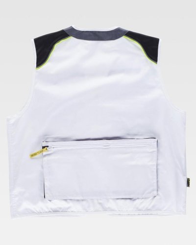 Gilet multitasche con dettagli rifrangenti