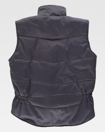 Gilet imbottito multitasche con dettagli rifrangenti