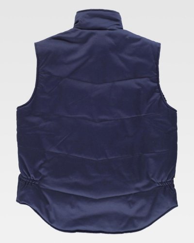 Gilet imbottito multitasche con dettagli rifrangenti