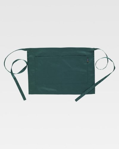 Grembiule corto con 2 tasche aperte DARK GREEN