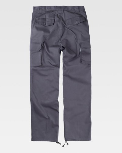 Pantalone multitasche con rinforzi