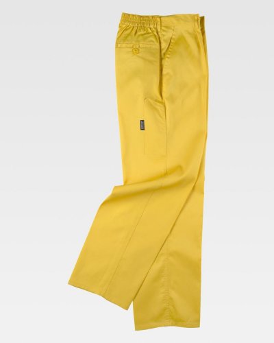Pantalone con elastico in vita industriale YELLOW