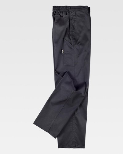 Pantalone con elastico in vita industriale BLACK
