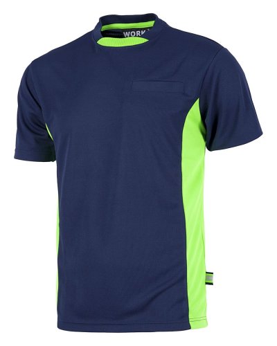 T-shirt  da lavoro bicolore
