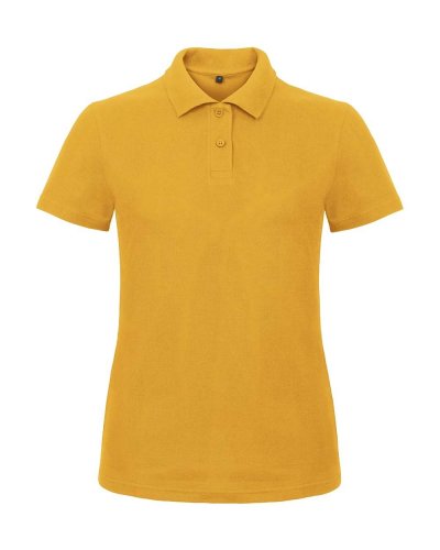 Polo donna Pique B&C Collection Chili Gold