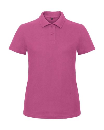 Polo donna Pique B&C Collection Fuchsia