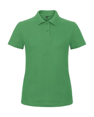 Polo donna Pique B&C Collection Kelly Green
