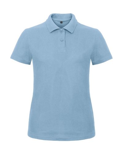 Polo donna Pique B&C Collection Light Blue