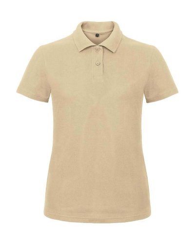 Polo donna Pique B&C Collection Sand