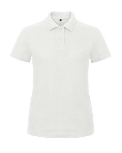 Polo donna Pique B&C Collection White