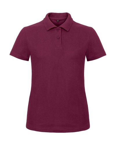 Polo donna Pique B&C Collection Wine