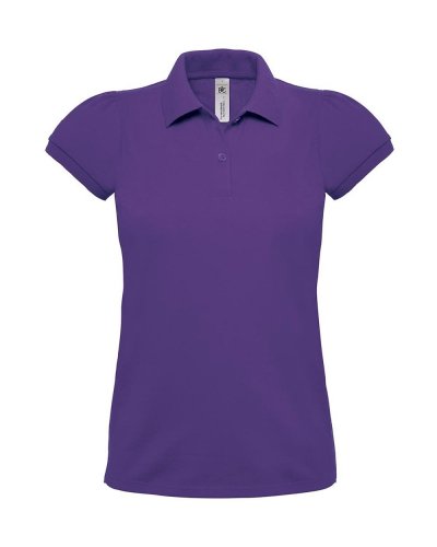 Polo donna Piqué Heavymill/women Purple