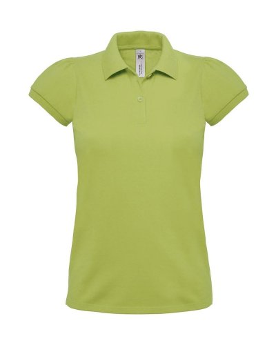 Polo donna Piqué Heavymill/women Pistachio
