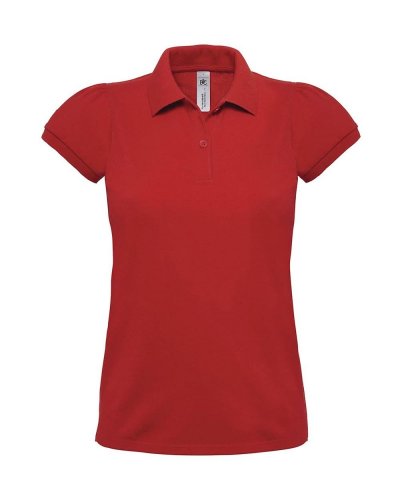 Polo donna Piqué Heavymill/women Red