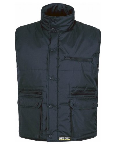 Gilet da lavoro imbottito e multitasche NAVY
