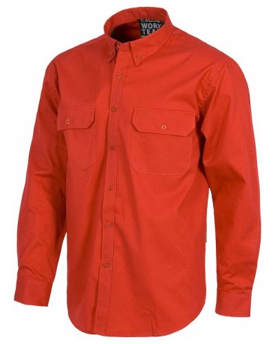 Camicia  da lavoro 100% cotone Industrial RED