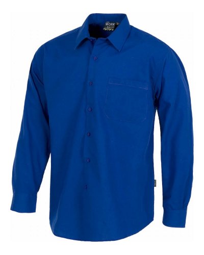 Camicia da lavoro maniche lunghe con taschino
