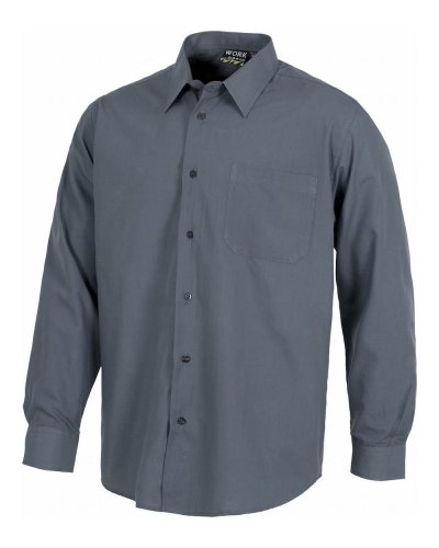 Camicia da lavoro maniche lunghe con taschino