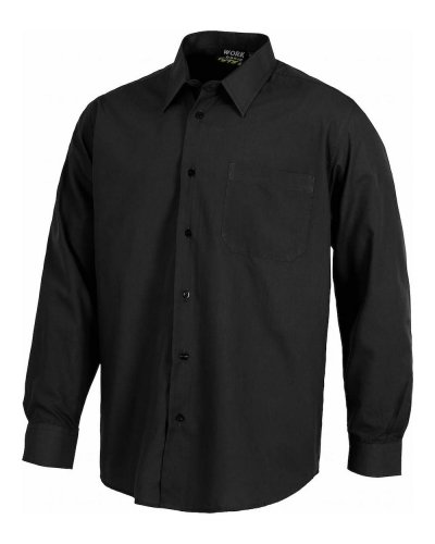 Camicia da lavoro maniche lunghe con taschino