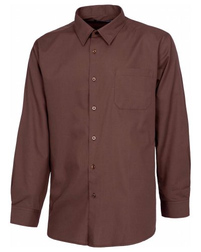Camicia da lavoro maniche lunghe con taschino