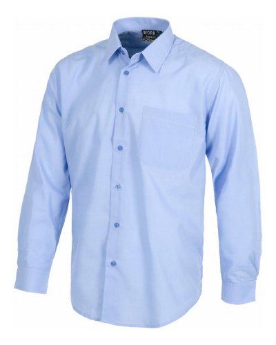 Camicia da lavoro maniche lunghe con taschino