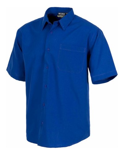 Camicia da lavoro maniche corte con taschino