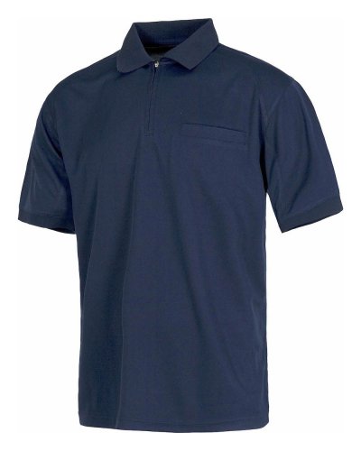 Polo con zip NAVY