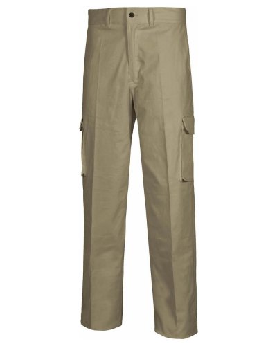 Pantalone da lavoro regular con tessuto elastico BEIGE