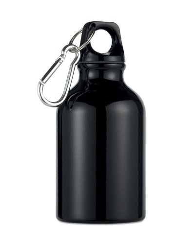 Mini borraccia in alluminio 300 ml Nero