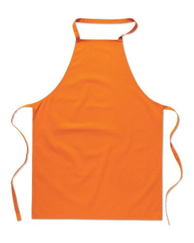 Grembiule con pettorina senza taschini Arancio