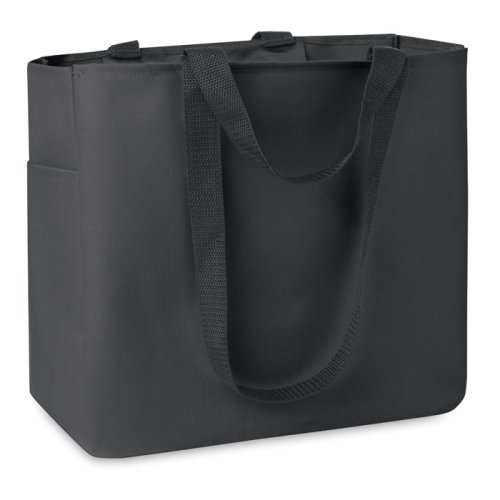 CAMDEN Shopper Poliestere 600D con doppia tasca, 33x16,5x30cm