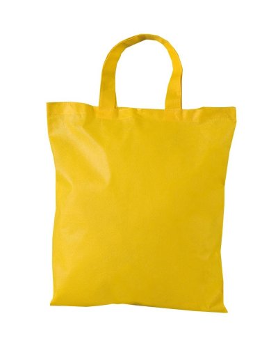 Borsa shopper TNT manici corti Giallo