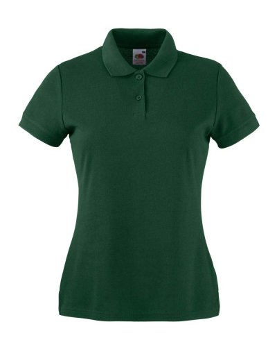 Polo tessuto misto Bottle green