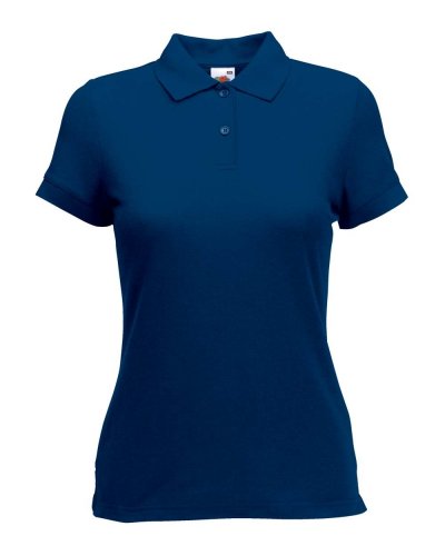 Polo tessuto misto Navy